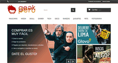 Desktop Screenshot of geekperu.net