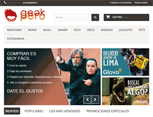 Tablet Screenshot of geekperu.net